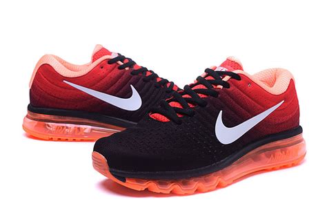 nike air max 2017 rood met zwart